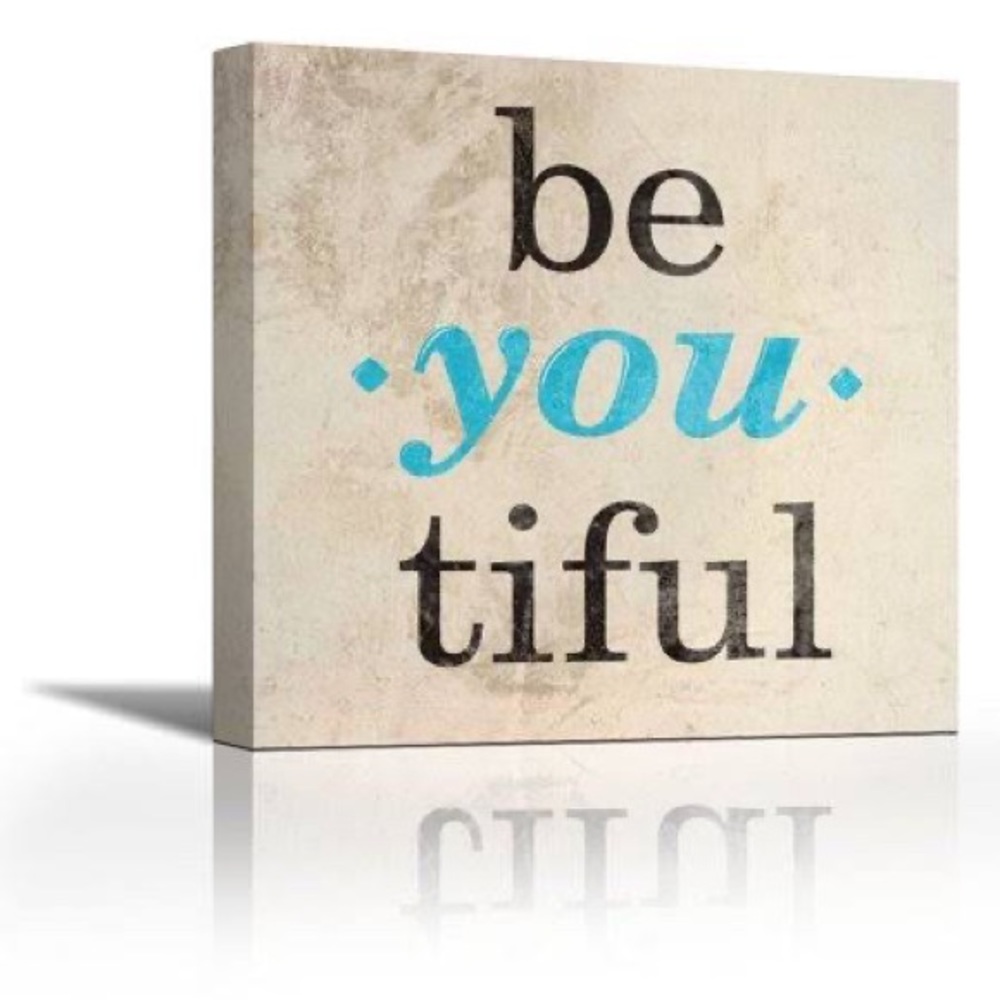 Wall Hanging Inspirational Message Beautiful One Size